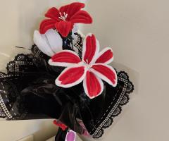 باقة ورد مخمل